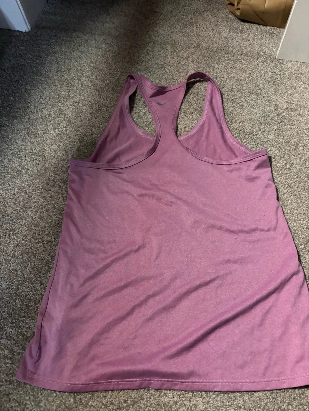 Nike Women's Purple Racerback Dri-FIT Tank
